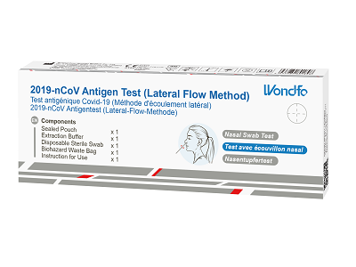 Prueba de antígeno del 2019-nCoV (Autoprueba con hisopo nasal)